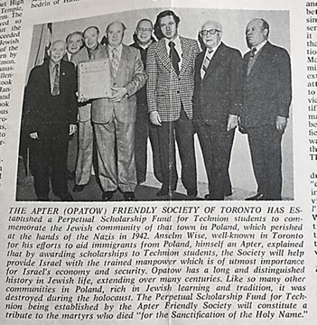 Apter Society Continues Legacy of Support